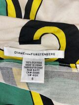 DIANE VON FURSTENBERG ダイアンフォンファステンバーグ　レディース　総柄　シルク100 長袖　ワンピース　6表記_画像3