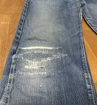 60's VINTAGE Levi's 501 bigE タイプ物 16刻印 足長R Ｖステッチ デニムパンツ ヴィンテージ オリジナル USA製 古着_画像9