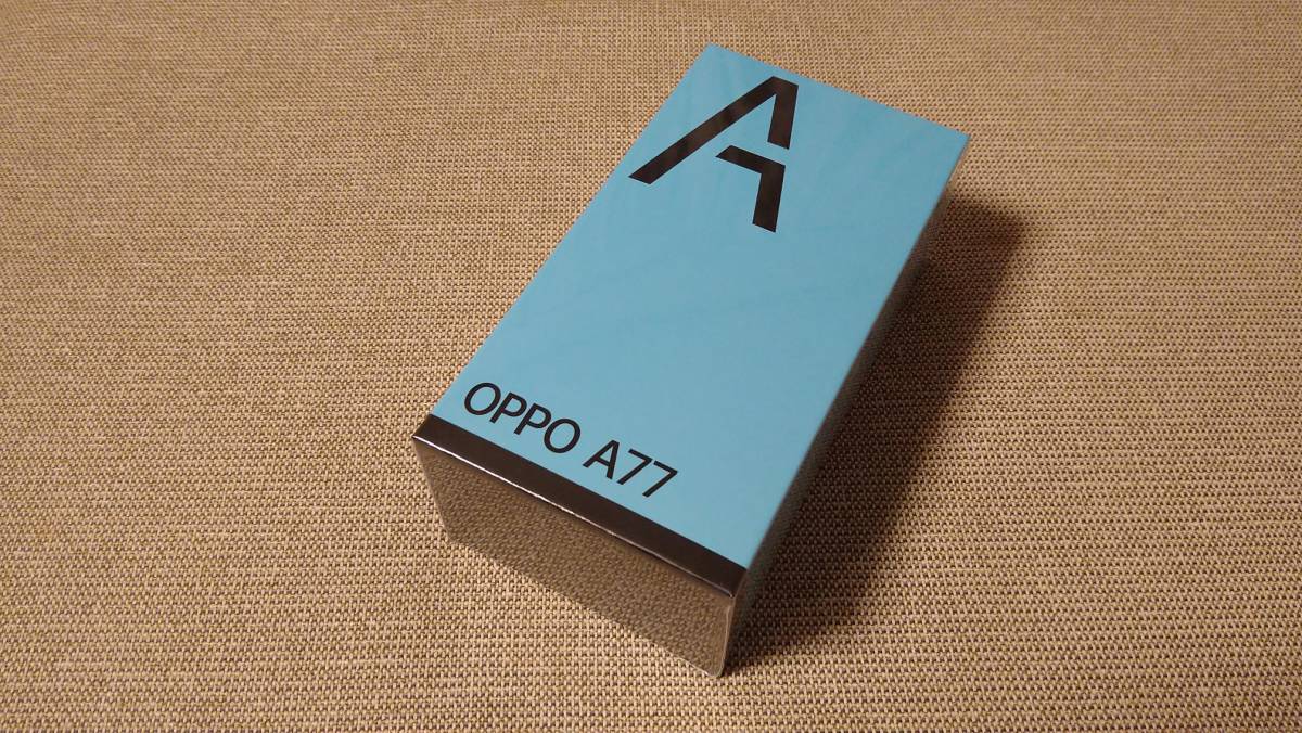 新品・未開封・未使用】OPPO A77 スマートフォン ブルー 青 SIMフリー