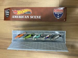 開封のみ Hotwheels アメリカンシーン コンテナセット チャージャー シェベル ブロンコ コルベット テスラ ダッジ シボレー ヘルキャット