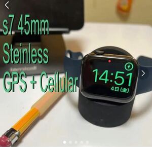 Apple Watch Series7 45mmステンレスGPS+Cellular