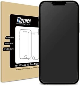 Mothca アンチグレア強化ガラス iPhone 14 Plus/iPhone 13 Pro Max対応 液晶 ガラスフィルム