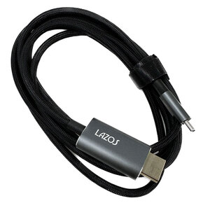 Type-C to HDMI オス ケーブル 変換ケーブル 1.8m Lazos L-CTH2/9739/送料無料メール便