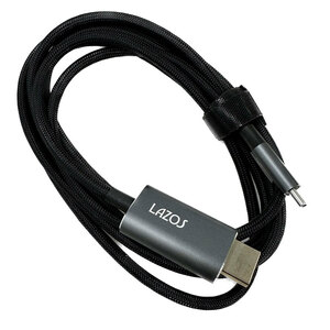 Type-C to HDMI オス ケーブル 変換ケーブル 1.8m Lazos L-CTH2/9739/送料無料