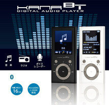 MP3プレーヤー Bluetooth4.1 16GB内蔵 ブラック グリーンハウス GH-KANABTS16-BK/2049/送料無料メール便 箱を畳んで発送_画像3