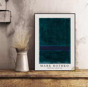 G2251 マーク・ロスコ Mark Rothko キャンバスアートポスター 50×70cm イラスト インテリア 雑貨 海外製 枠なし G