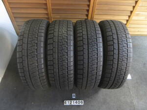 G448-17 ②★2019年製★冬スタッドレス4本セット★バリ山★185/60R15 88Q PIRELLI ICE ASIMMETRICO★即日発送