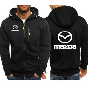  Mazda Caro go принт casual Parker спортивная фуфайка хлопок молния жакет пальто Mazda Logo спорт одежда одежда 