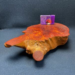 天然木 玉杢敷台 一枚花台 木製飾り台 木工芸 煎茶道具 古民具