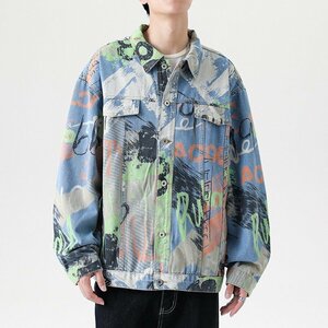 JHW196★春秋新品★メンズ ジャケット 作業服 スカジャン アウター ブルゾン ジャンパー XL/2XL/3XL/4XL