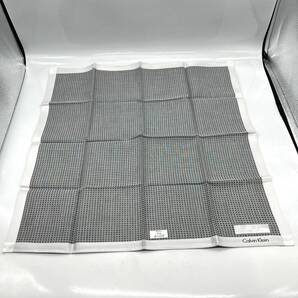 【シール付き未使用品】カルバンクライン スカーフ ハンカチ 格子柄 シール付き