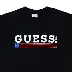 90's GUESS JEANS USA製ヴィンテージTシャツ 米国製アメリカ製ゲスジーンズ90年代90s