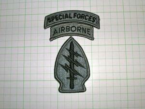  レア物！U.S.Army SPECIAL FORCES -ACU用ベルクロ付き・パッチセット (Vanguard)在庫限り(再入手困難品)