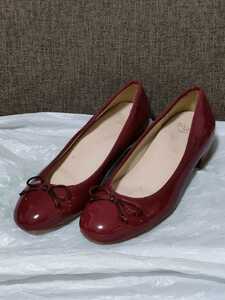 *[Menue] pumps *24cm* lady's *USED[166]