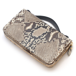 [ Mother's Day exotic leather liquidation city ][ free shipping ][ limited amount ][ new goods ] diamond python # grading # made in Japan # special # clutch bag 