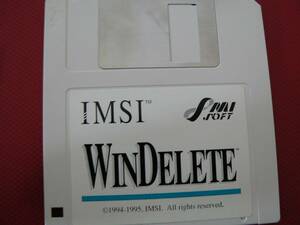  postage the cheapest 94 jpy FDI20:IMSI WINDELETE (SPAI SOFT?) IMSI 1994-95 720KB version 