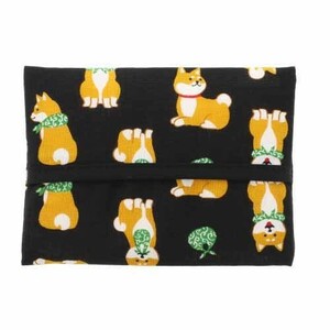  Tang . furoshiki .... dog. tissue cover { black }