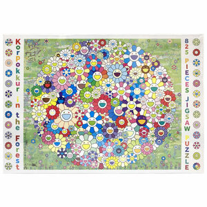  free shipping new goods Jigsaw Puzzle / Korpokkur in the Forest 825 Pieces jigsaw puzzle Murakami . flower . flower zingaro forest. ko Robot kru