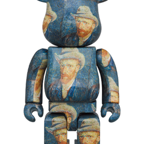 送料無料 新品 MEDICOM TOY メディコム・トイ BE@RBRICK ベアブリック Van Gogh Museum Self-Portrait with Grey Felt Hat 1000％ ゴッホ