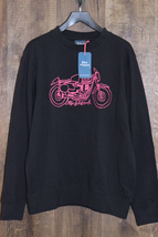 新品 DEUS EX MACHINA McGREGOR (デウス エクス マキナ マクレガー) 100th Anniversary CREW NECK SWEAT / L / ブラック / スウェット_画像1