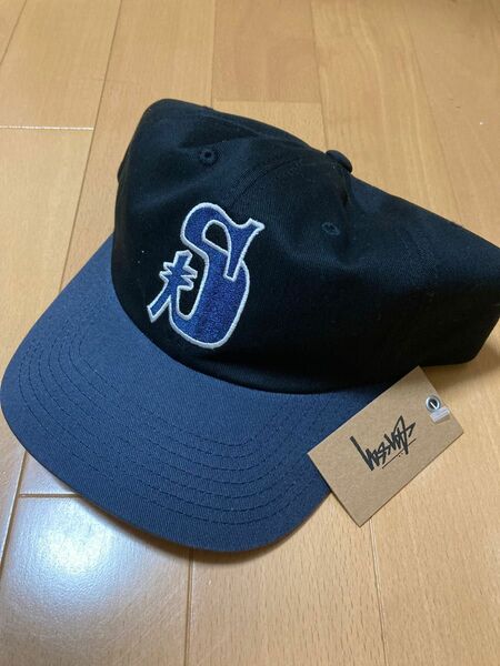 STUSSY VINTAGE S LOW PRO CAP BLACK