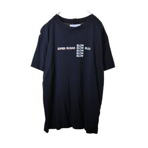 DIET BUTCHER SLIM SKIN SUPER SUGAR プリント Tシャツ 2 ネイビー ダイエットブッチャースリムスキン KL4CHLSL80