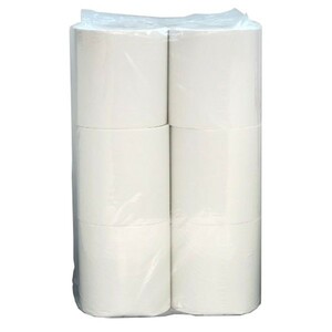  business use toilet to paper soft single plain 100M 105mm width 12 roll X8 pack 