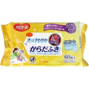 介護用からだふき ハビナース さっとさわやか からだふき 60枚入りＸ16Pパック