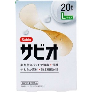  first-aid sticking plaster .. made medicine rust o waterproof type L size 20 sheets entering X6 box 