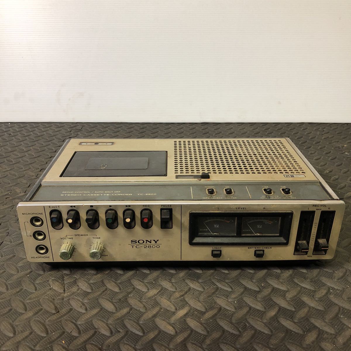日本最大のブランド SONY デンスケ ソニーカセットレコーダー TC-2800
