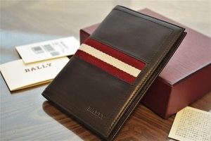 BALLY バリー TREVOR Leather Passport Holder トレバー バリーストライプ レザー パスポートケース / パスポートホルダー 未使用