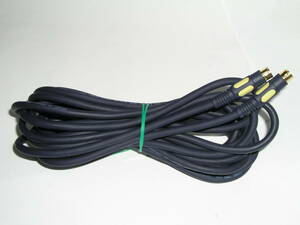 3794●● JVC LC-OFC HiFi　S-PLUG VIDEO CORD 75Ω、VICTOR 5m 6φ ●