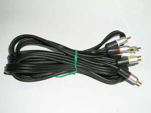 3795●● SONY Hi-Fi VIDEO CORD、 S + RCA 2P 3m ●