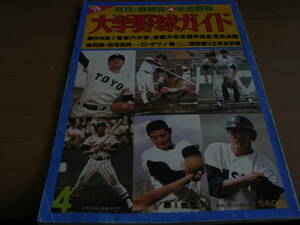 月刊野球党1978年4月号 '78大学野球ガイド