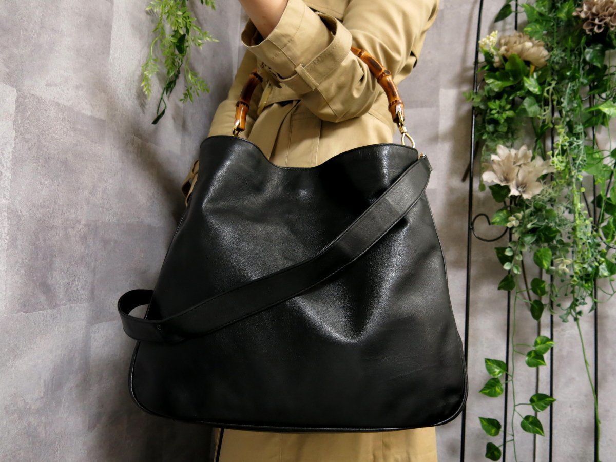 gucci レザーハンドバッグの値段と価格推移は?|1,948件の売買情報を ...