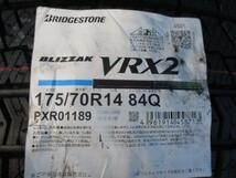 4本 新品スタッドレス ブリヂストン BLIZZAK VRX2 175/70R14 14インチ LEBEN アルミホイール 5.5J +50 100 4H_画像9