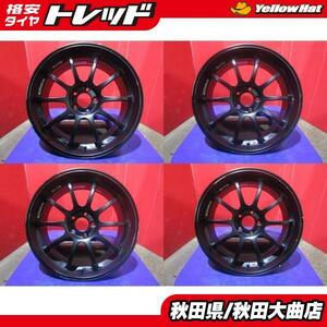 限定1台! ADVAN Racing 17 8.0 +47 5H100 中古 4本セット カスタム インチアップ 等に