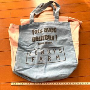 【LOWRYS FARM】トートバッグ TOTE エコバッグ トート　お稽古バッグ