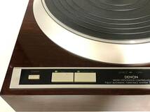 【カートリッジ付属☆動作美品】DENON デノン DP-37F レコードプレーヤー ターンテーブル DL-65 COLUMBIA 日本コロムビア DP-47F の兄弟機_画像9