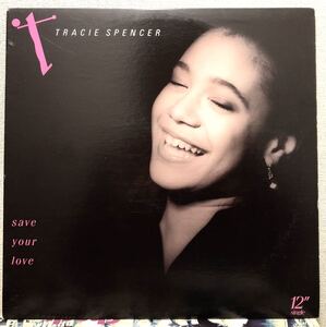 レア 1990 Tracie Spencer / Save Your Love トレイシー スペンサー Original US 12 Remix Capitol V-15633 90s NJS Club RnB 絶版