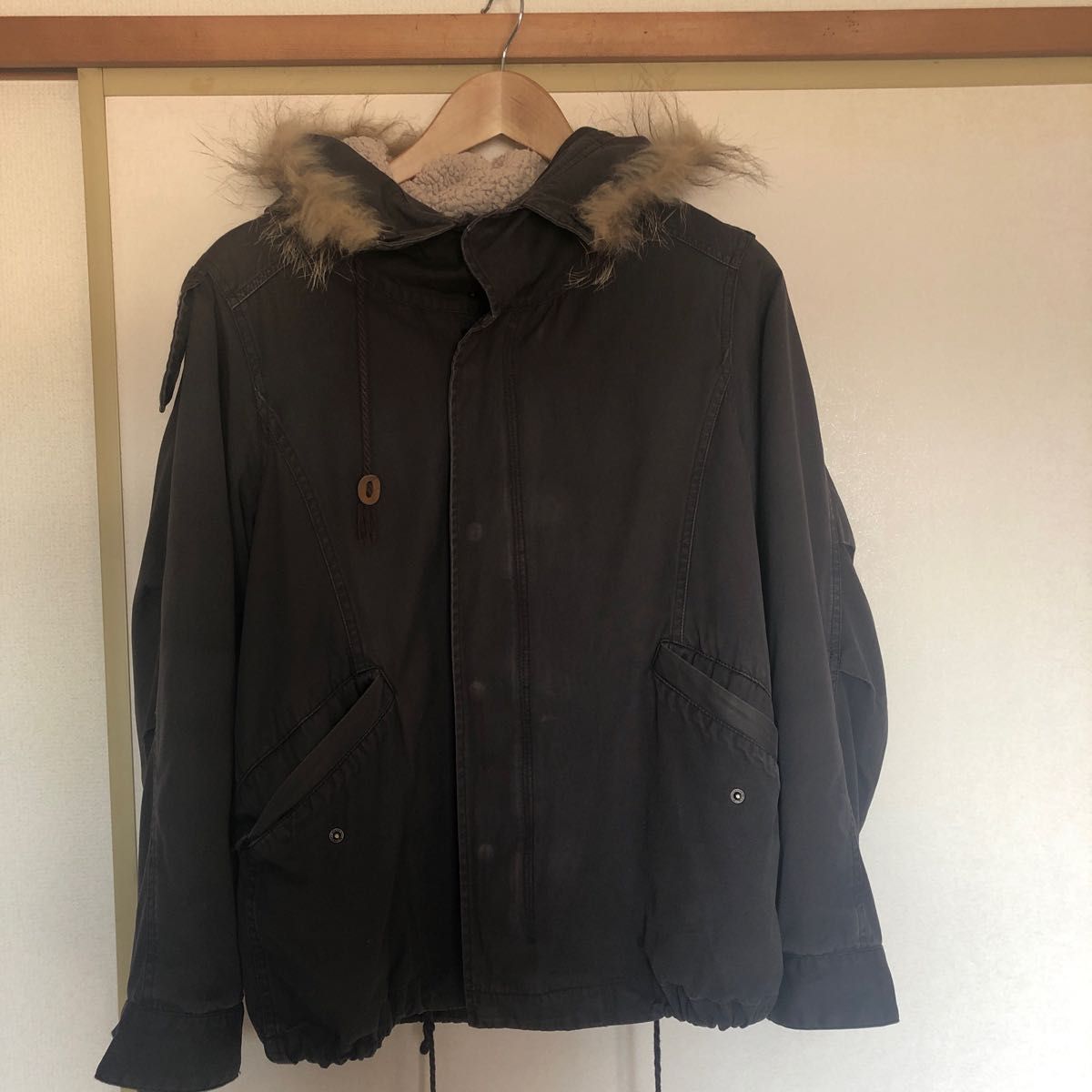 AJ ARMANI JEANS アルマーニ 裏ボアジップブルゾン ショートコート