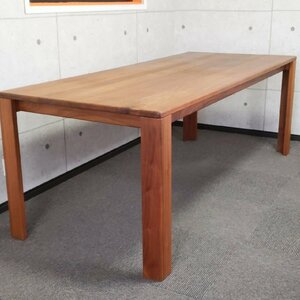  dining table type fani Cheer walnut natural wood wooden Northern Europe width approximately 200cm depth approximately 85cm height approximately 72cm[x121] free shipping 