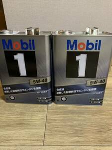  Mobil 1 engine oil 5W-40 4L× 2 ps Mobil one 