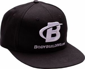 ★ボディビルディングドットコム トレーニングキャップ帽子 ブラック黒◆スナップバックSNAP BACK筋トレボディビルSNAPBACK