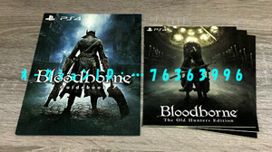 冊子 《 PS4 Bloodborne ガイドブック 1冊 & ステッカー 3枚 》ブラッドボーン / 販促品 広告 激レア 希少 ※ゲームソフトではありません※