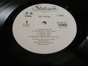 【帯LP】スキップバッティン(ISP80750東芝音工STATESIDE1972年WLP白見本ファーストSKIP BATTIN/ROGER MCGUINN/KIM FOWLEY/OBI)