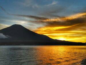 世界遺産 富士山21 写真 A4又は2L版 額付き