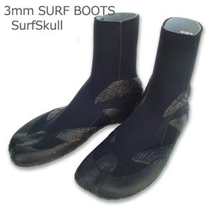 【新入荷　即決】3mmサーフブーツ SURFSKULL ★24cm 防寒/サーフィンブーツ/サーフィン