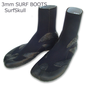 【新入荷　即決】3mmサーフブーツ SURFSKULL ★23cm 防寒/サーフィンブーツ/サーフィン