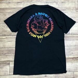 ◇VANZ Hawaiiハワイ限定 Mele Kalikimaka 半袖Ｔシャツ ブラック Sサイズ